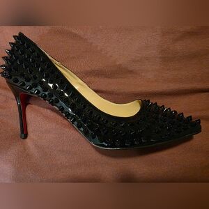 Black Studded Women's Shoes